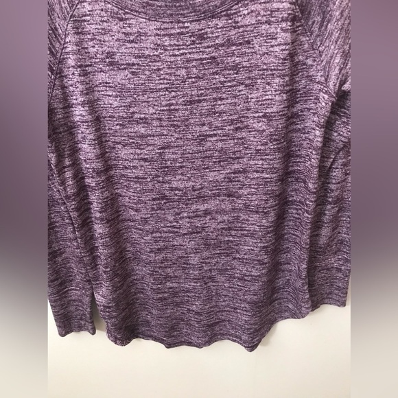 ATHLETA ‘Pose’ Womens Modal Crew Neck Long Sleeve Marled Tunic Soft Top Size M - Picture 6 of 13